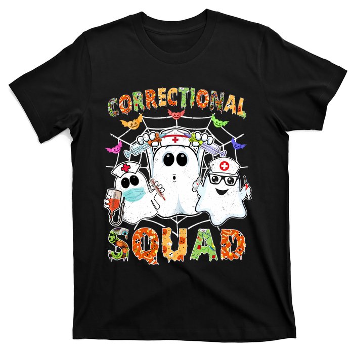 Correctional Nurse Squad Boo Halloween Rn Matching T-Shirt