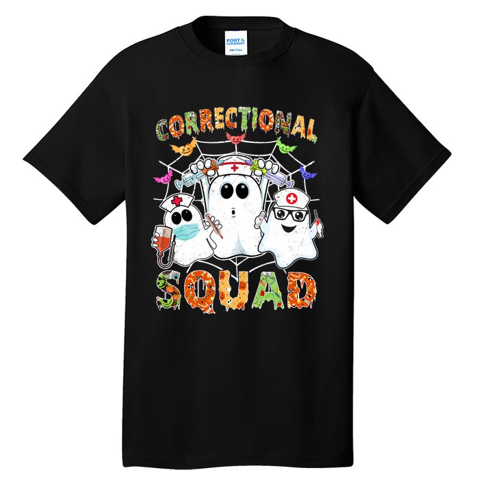 Correctional Nurse Squad Boo Halloween Rn Matching Tall T-Shirt