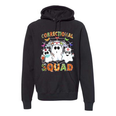 Correctional Nurse Squad Boo Halloween Rn Matching Premium Hoodie