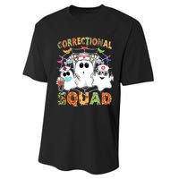 Correctional Nurse Squad Boo Halloween Rn Matching Performance Sprint T-Shirt