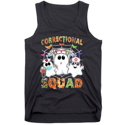 Correctional Nurse Squad Boo Halloween Rn Matching Tank Top