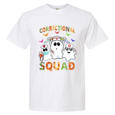 Correctional Nurse Squad Boo Halloween Rn Matching Garment-Dyed Heavyweight T-Shirt