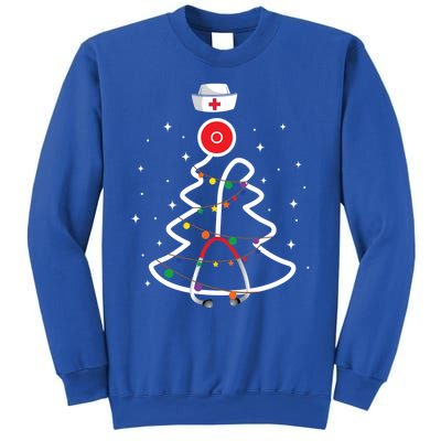 Christmas Nurse Stethoscope Christmas Tree Nurse Gift Sweatshirt