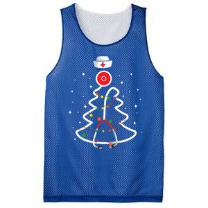 Christmas Nurse Stethoscope Christmas Tree Nurse Gift Mesh Reversible Basketball Jersey Tank