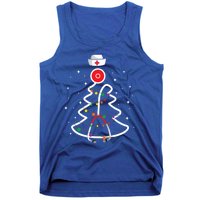 Christmas Nurse Stethoscope Christmas Tree Nurse Gift Tank Top