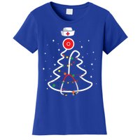 Christmas Nurse Stethoscope Christmas Tree Nurse Gift Women's T-Shirt