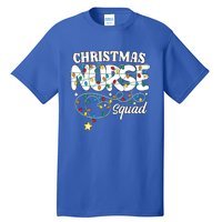 Christmas Nurse Squad Party Cute Nursing Np Rn Xmas Lights Gift Tall T-Shirt