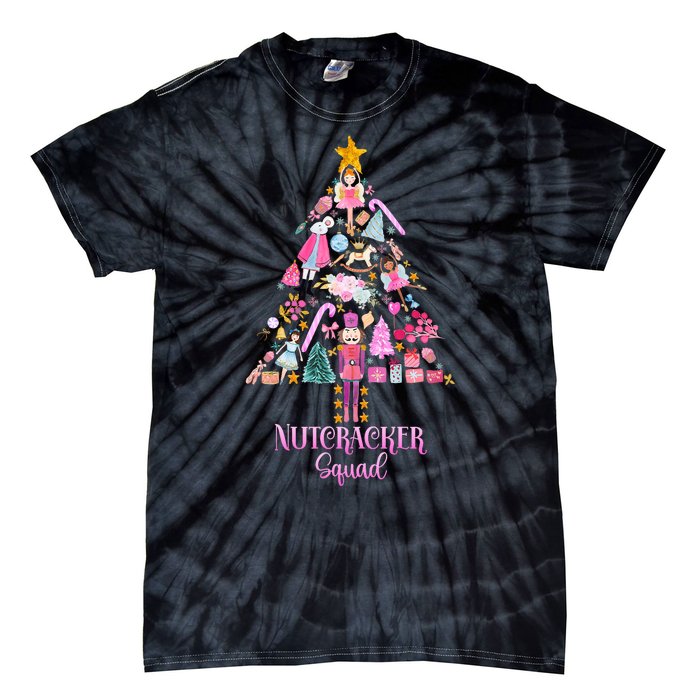 Christmas Nutcracker Squad Ballet Dance Tie-Dye T-Shirt