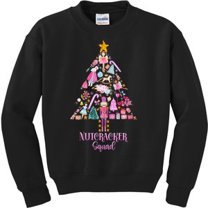 Christmas Nutcracker Squad Ballet Dance Kids Sweatshirt