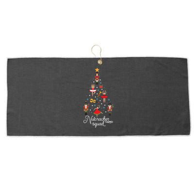 Christmas Nutcracker Squad Ballet Dance Large Microfiber Waffle Golf Towel