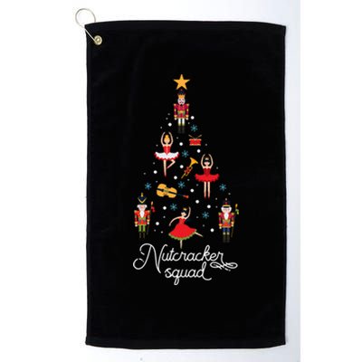 Christmas Nutcracker Squad Ballet Dance Platinum Collection Golf Towel