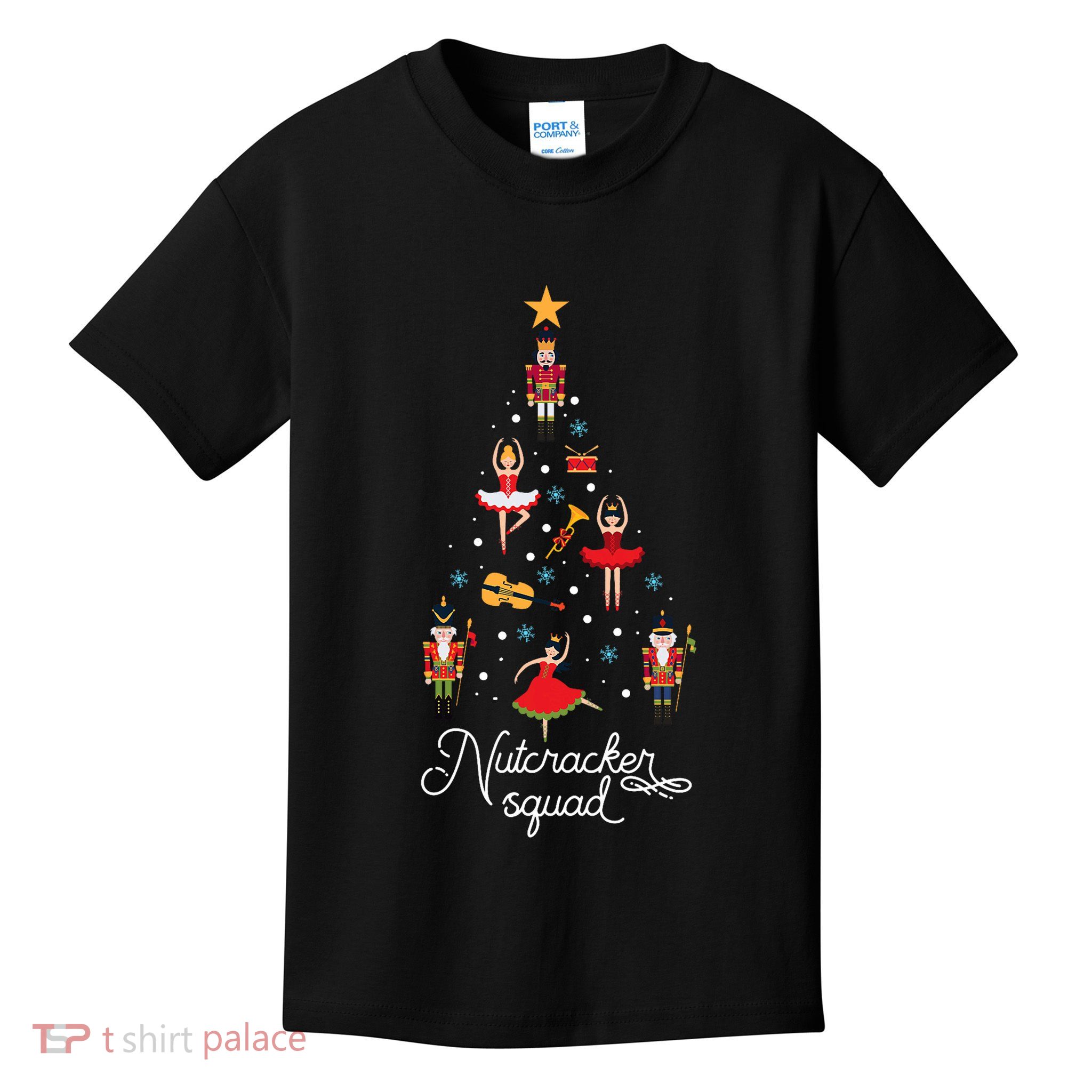 Christmas Nutcracker Squad Ballet Dance Kids T-Shirt
