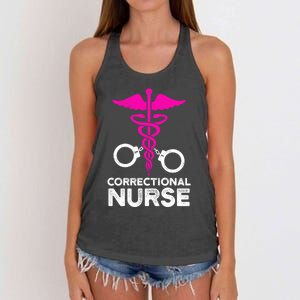 Correctional Nurse Skills Nursing Rn Gift Women's Knotted Racerback Tank