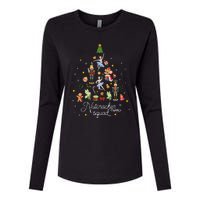 Christmas Nutcracker Squad Ballet Dance Womens Cotton Relaxed Long Sleeve T-Shirt