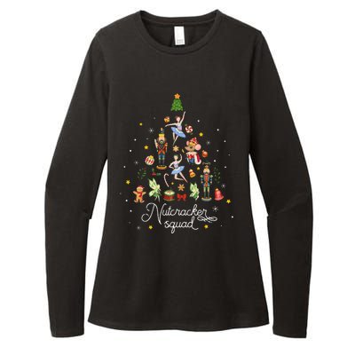 Christmas Nutcracker Squad Ballet Dance Womens CVC Long Sleeve Shirt