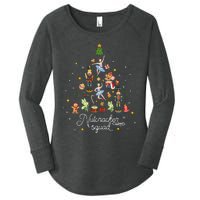 Christmas Nutcracker Squad Ballet Dance Women's Perfect Tri Tunic Long Sleeve Shirt