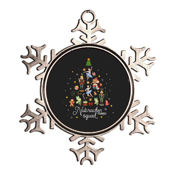 Christmas Nutcracker Squad Ballet Dance Metallic Star Ornament