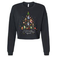 Christmas Nutcracker Squad Ballet Dance Cropped Pullover Crew