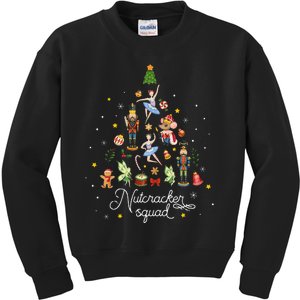 Christmas Nutcracker Squad Ballet Dance Kids Sweatshirt