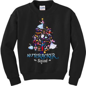 Christmas Nutcracker Squad Ballet Dance Kids Sweatshirt