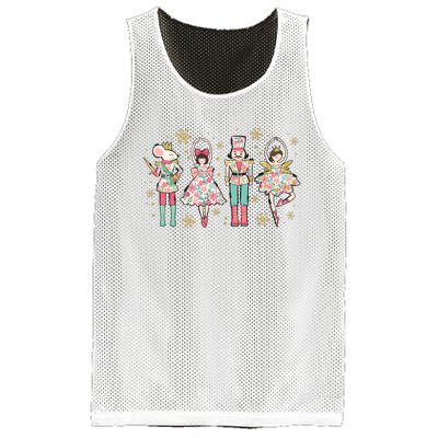 Christmas Nutcracker Soldier Funny Holiday Season Xmas Mesh Reversible Basketball Jersey Tank