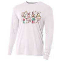 Christmas Nutcracker Soldier Funny Holiday Season Xmas Cooling Performance Long Sleeve Crew