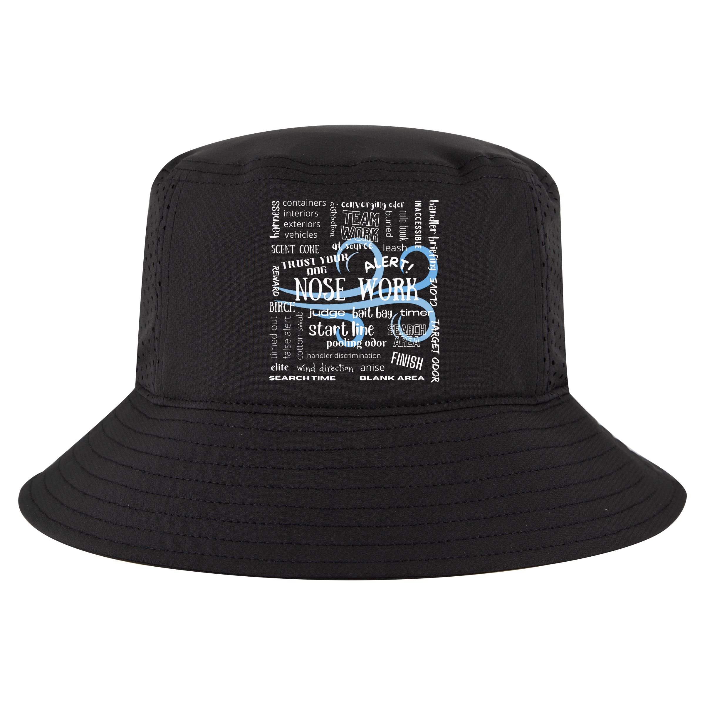 Canine Nosework Sniffer Dog Cool Comfort Performance Bucket Hat
