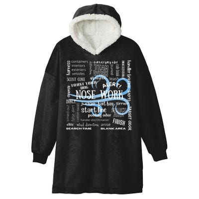 Canine Nosework Sniffer Dog Hooded Wearable Blanket