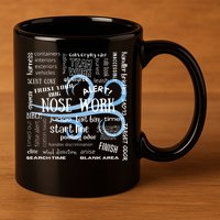 Canine Nosework Sniffer Dog 11oz C Handle Ceramic Mug