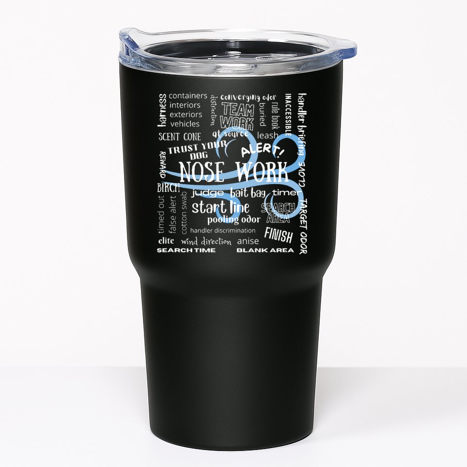 Canine Nosework Sniffer Dog Tumbler