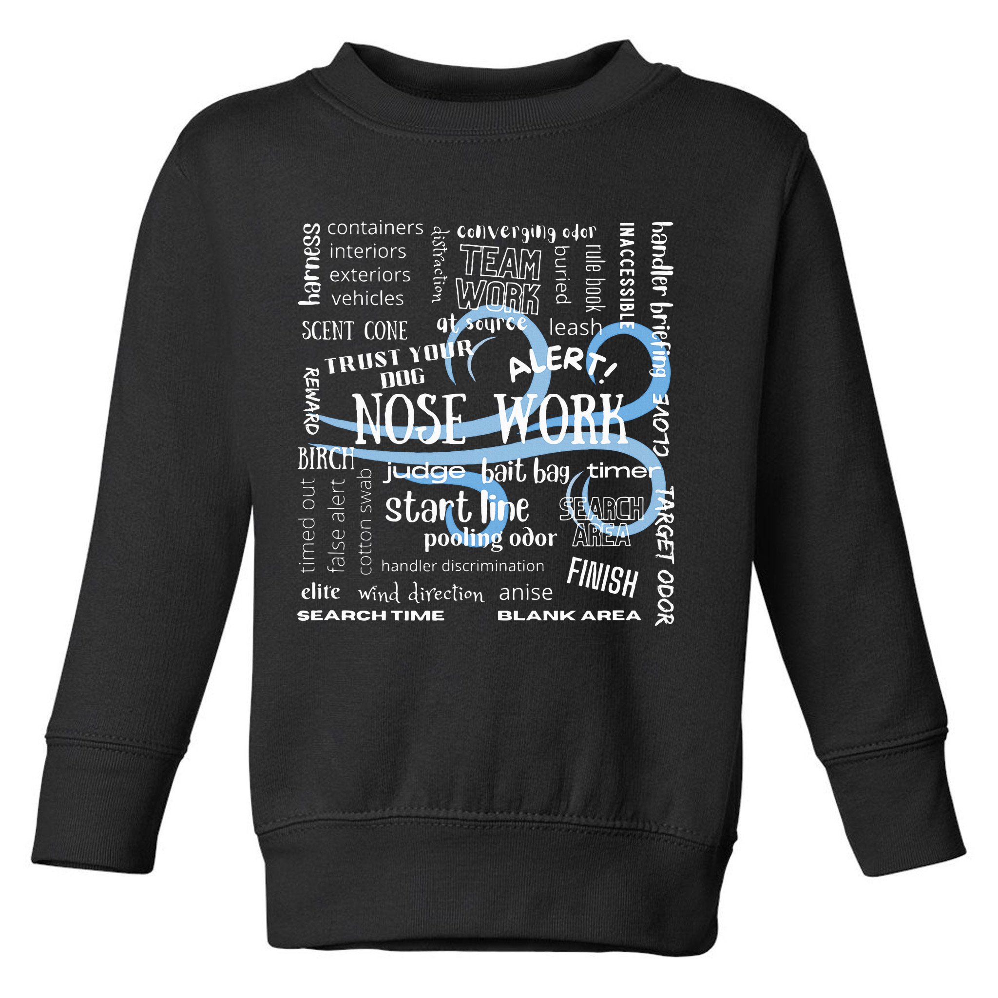 Canine Nosework Sniffer Dog Toddler Sweatshirt