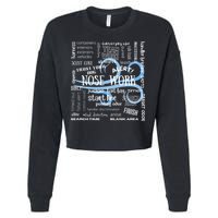 Canine Nosework Sniffer Dog Cropped Pullover Crew