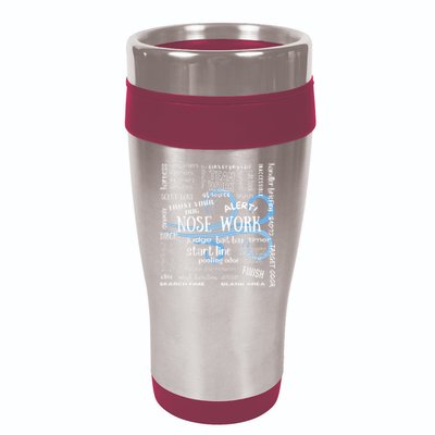 Canine Nosework Sniffer Dog 16oz Travel Tumbler