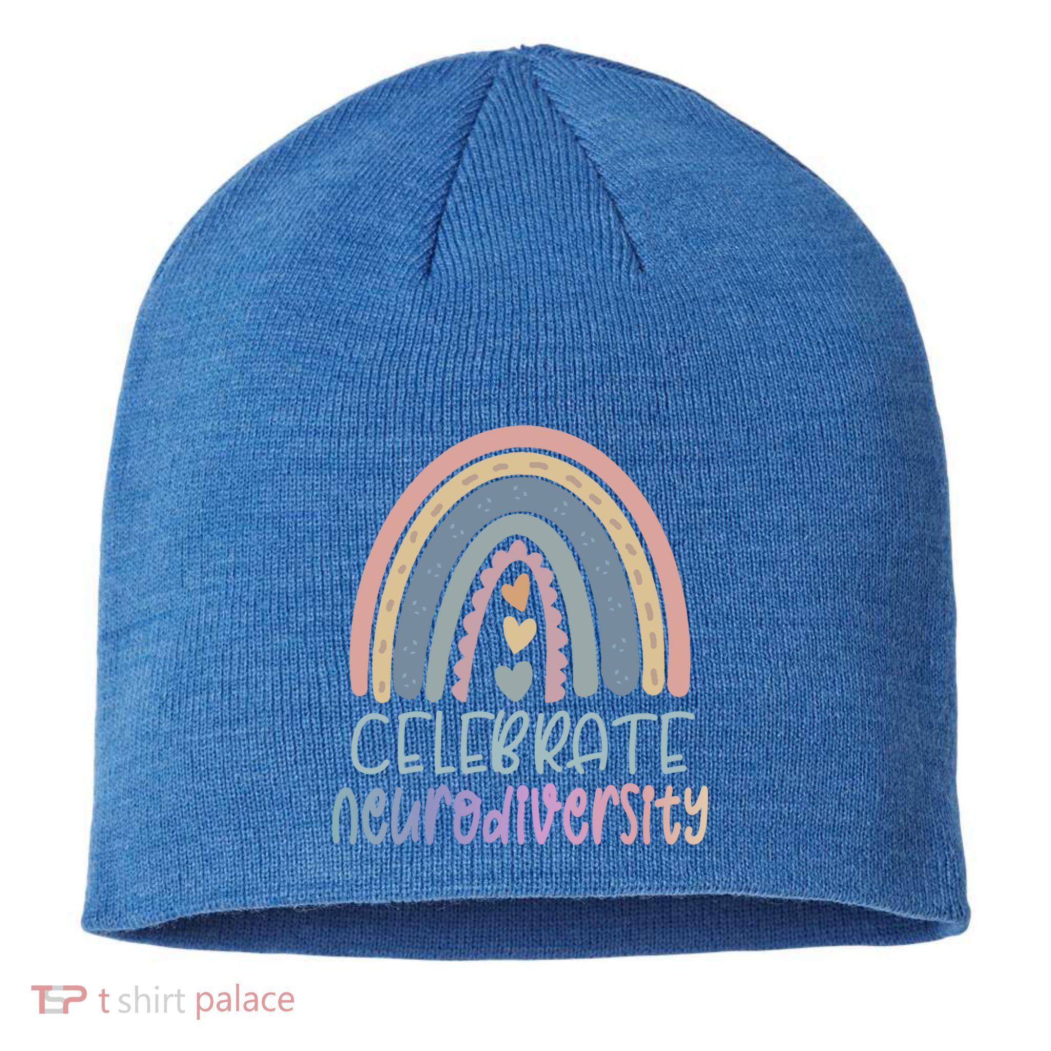 Celebrate Neurodiversity Tal Health Autism Awareness Gift Sustainable Beanie