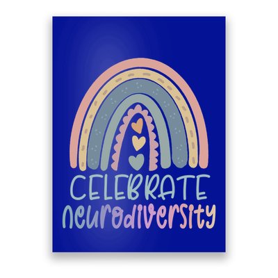 Celebrate Neurodiversity Tal Health Autism Awareness Gift Poster
