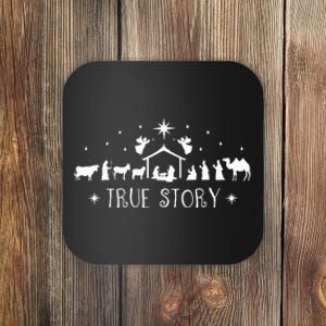 Christmas Nativity True Story Nativity Scene Coaster