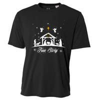 Christmas Nativity True Story Nativity Scene Gifts Cooling Performance Crew T-Shirt