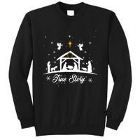 Christmas Nativity True Story Nativity Scene Gifts Sweatshirt