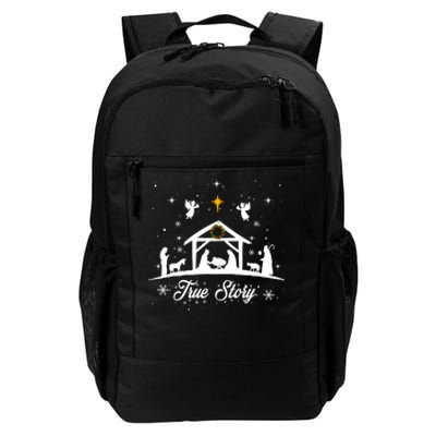 Christmas Nativity True Story Nativity Scene Gifts Daily Commute Backpack