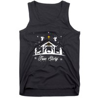 Christmas Nativity True Story Nativity Scene Gifts Tank Top