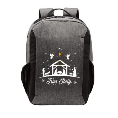 Christmas Nativity True Story Nativity Scene Gifts Vector Backpack