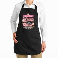 Please Delete! Custom Name This Queen Was Born In March Happy Birthday To Me Apron
