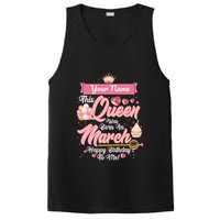 Please Delete! Custom Name This Queen Was Born In March Happy Birthday To Me PosiCharge Competitor Tank