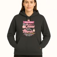 Please Delete! Custom Name This Queen Was Born In March Happy Birthday To Me Hoodie
