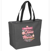 Please Delete! Custom Name This Queen Was Born In March Happy Birthday To Me Zip Tote Bag