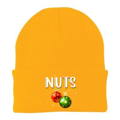 Chest Nuts Tee Christmas Matching Couples Chestnuts Xmas Great Gift Knit Cap Winter Beanie