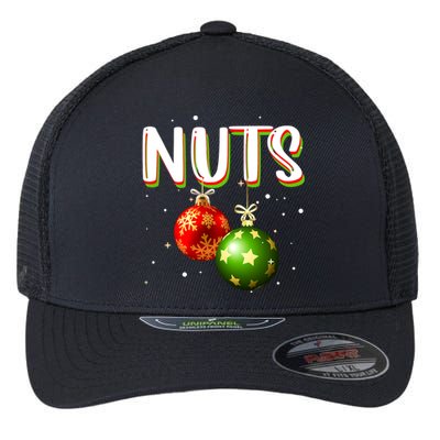 Chest Nuts Tee Christmas Matching Couples Chestnuts Xmas Great Gift Flexfit Unipanel Trucker Cap