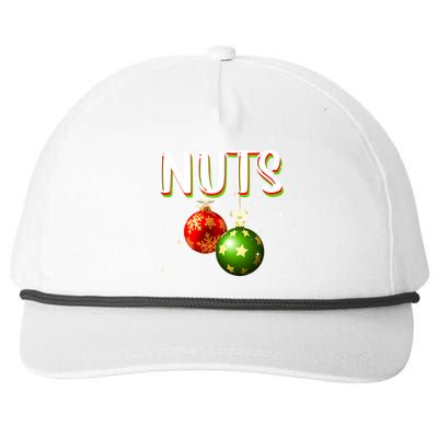 Chest Nuts Tee Christmas Matching Couples Chestnuts Xmas Great Gift Snapback Five-Panel Rope Hat