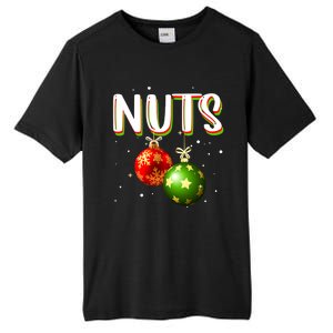 Chest Nuts Tee Christmas Matching Couples Chestnuts Xmas Great Gift Tall Fusion ChromaSoft Performance T-Shirt