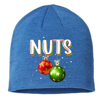 Chest Nuts Tee Christmas Matching Couples Chestnuts Xmas Great Gift Sustainable Beanie